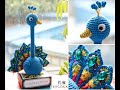 Crochet Peacock Pen Holder Amigurumi Tutorial 动物笔插 孔雀款教程