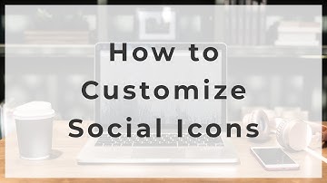 How to Customize Social Icons | Adobe Muse Template