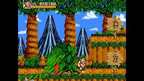 Joe & Mac:Caveman Ninja(Genesis)Gameplay