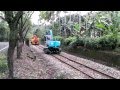 102.07.13挖土機變火車!第一次看到( change excavator into train)