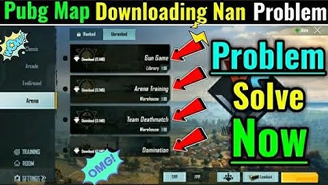 PUBG Mobile Map Not Download (Downloading nan) Problem Solve || How to Solve PUBG Mobile Map Problem