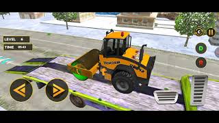 ​🚜 Mega Roadway Project: JCB & Roller Power! 🚨 Road Construction Simulator Gameplay 🎮  #Gaming screenshot 5