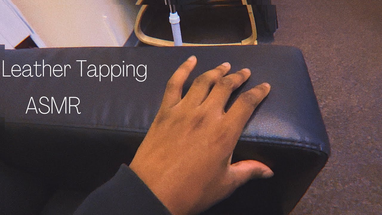 ASMR Fast Leather Seat Tapping & Scratching For Insomnia￼