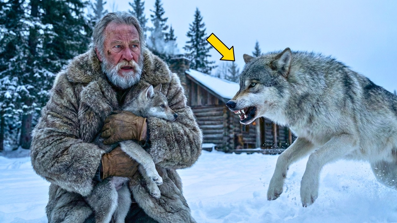 80-LETNI MĘŻCZYZNA URATOWAŁ ZAMARZAJĄCEGO WILCZKA. TO, CO STAŁO SIĘ POTEM, ZSZOKOWAŁO WSZYSTKICH