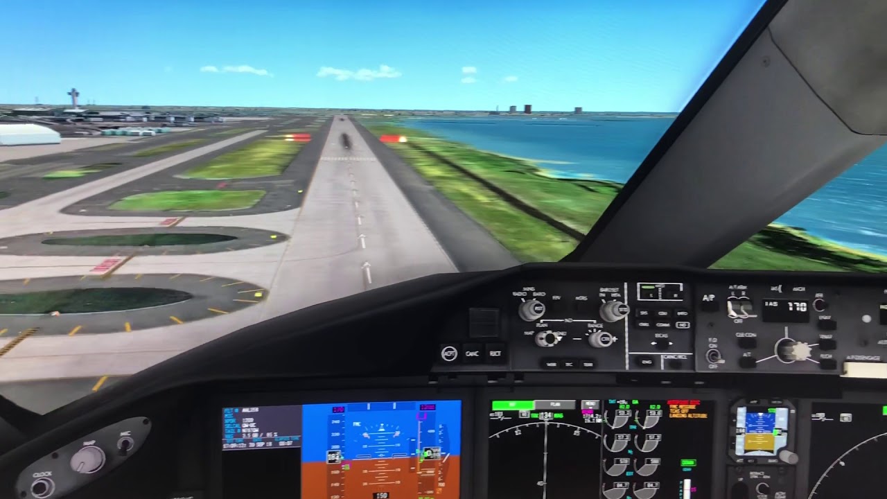 QualityWings 787-9 Landing at Kennedy Intl