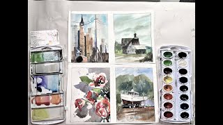Watercolor EXTREME BEGINNERS   Stay on the Journey with Chris Petri