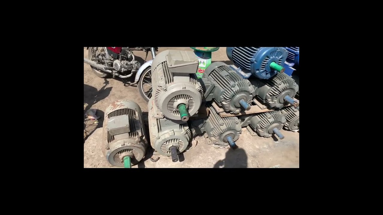 All type of Imported Electric motors available | Old motor market Faisalabad