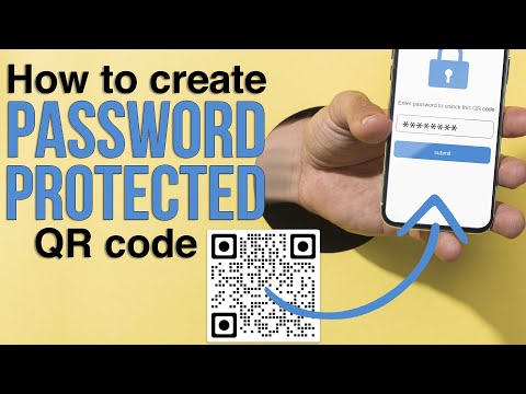 Password-protected QR code generator: Secure QR codes with a password ?