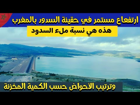 ارتفاع مهم لنسبة ملء السدود بالمغرب مع استمرار التساقطات المطرية هذه نسبة ملء السدود اليوم