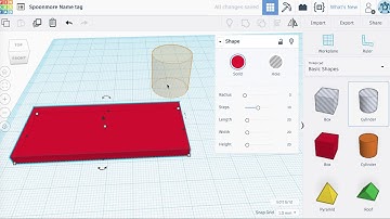 3D Name Tag Design with Tinkercad