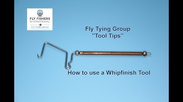 How to use the Whipfinish Tool