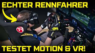Was sagt ein Rennfahrer zu Motion + VR? | Ist es realistisch?