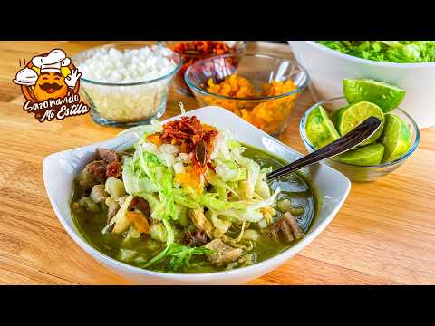 Easy and Delicious Green Pork and Chicken Pozole Recipe