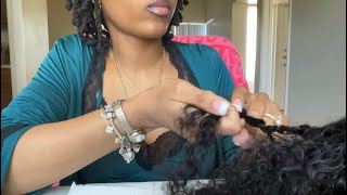 ASMR Braiding Your Hair & Styling Your Outfit For A Trail Ride