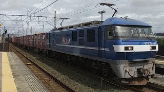 臨8052レ EF210-127号機牽引貨物列車(上り)相見駅通過