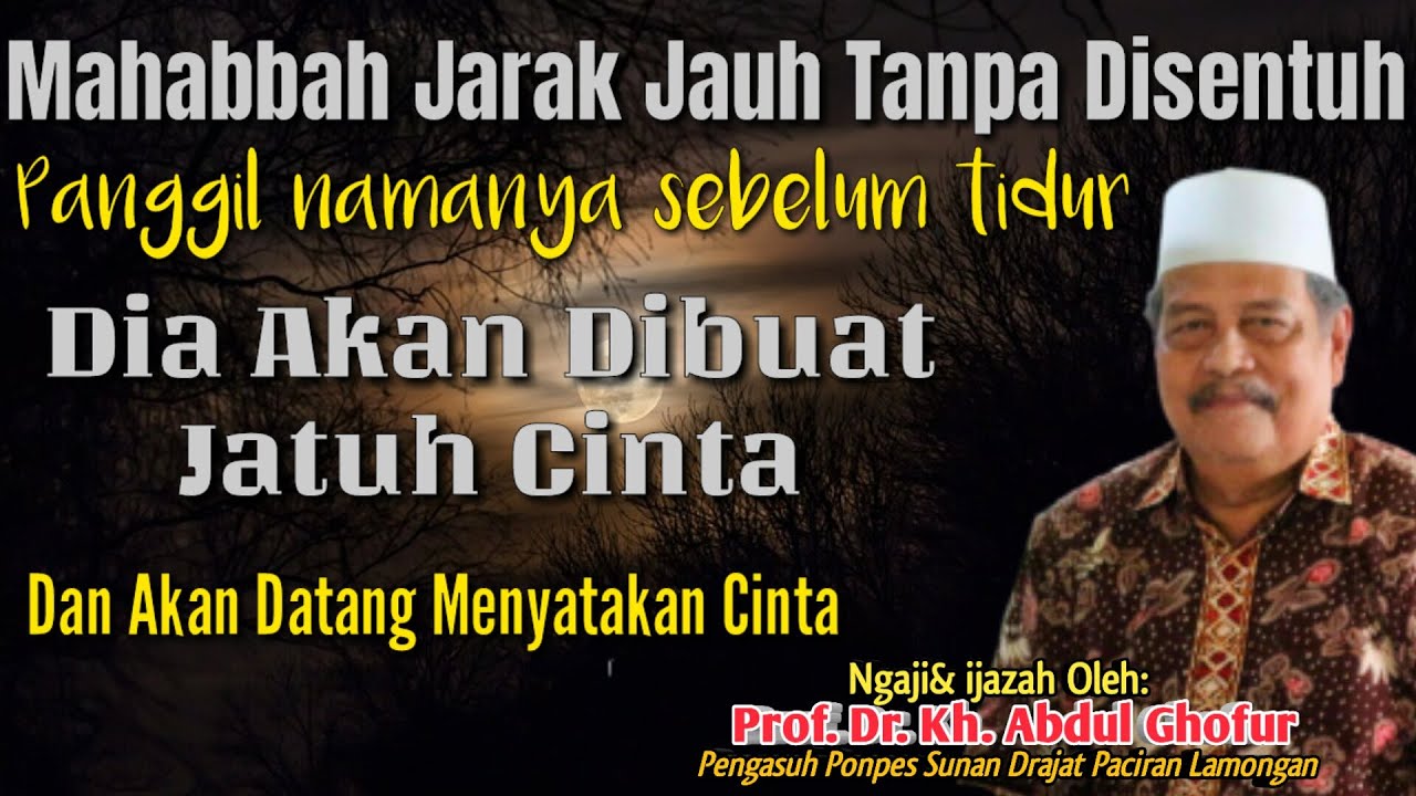 🔴 MAHABBAH PEMIKAT JARAK JAUH PANGGIL NAMANYA SEBELUM TIDUR SEKETIKA DIA JATUH CINTA MERINDUKAN KITA