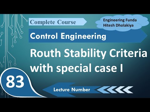 Routh Stability Criterion: Special Case - I in Control Systems