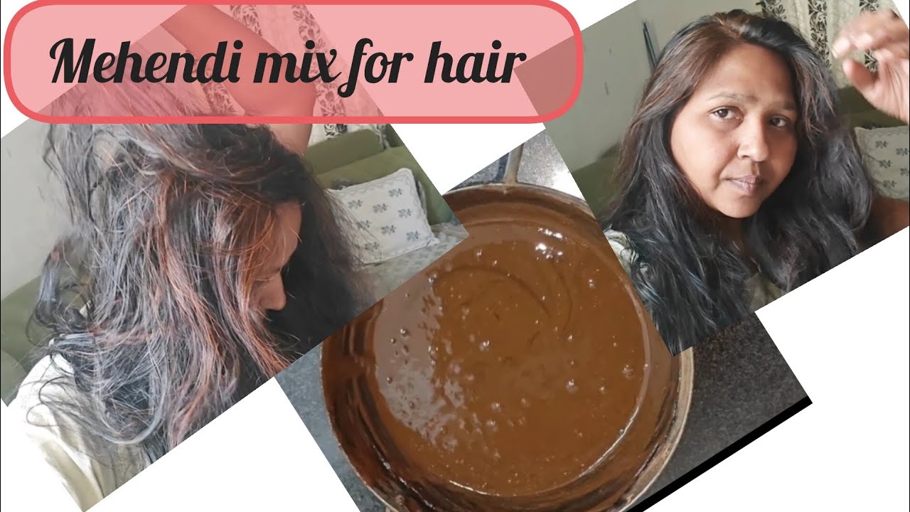 Mehendi pack for hair || mehendi mix  || mehendi 