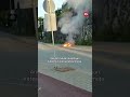Sähköskootteri roihusi Helsingissä