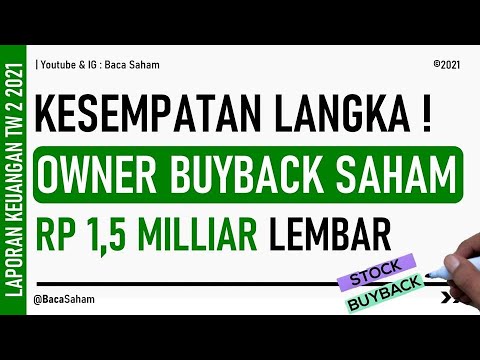 Video: Mengapa perusahaan membeli kembali saham mereka sendiri?