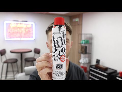 HOW TO USE // Johnny's Chop Shop Builder's Dust Texture Spray🔥 ft. Elliot Forbes💈