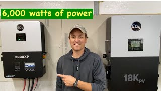 EG4 6000xp off grid inverter,  install and initial review