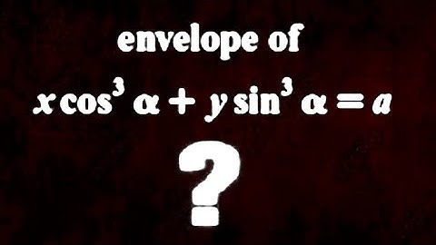 Envelope to the curve