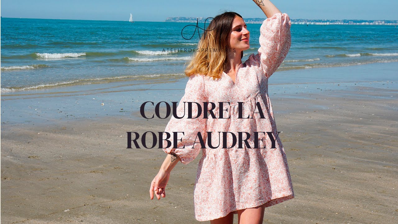 Tuto couture Audrey - coudre une robe baby doll avec décolleté cache-coeur en V