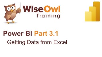 Power BI Part 3.1 - Getting Data from Excel