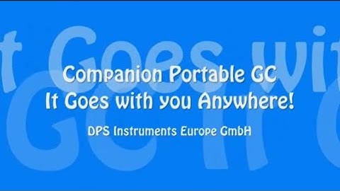 Companion Portable GC for BTEX - DPS Instruments Europe