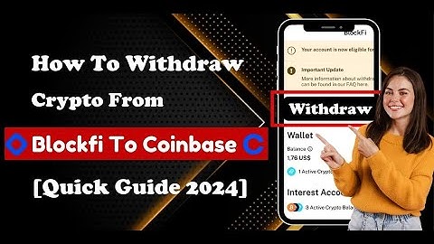 How To Withdraw Crypto From Blockfi To Coinbase | Transfer Crypto From Blockfi To Coinbase #BlockFi