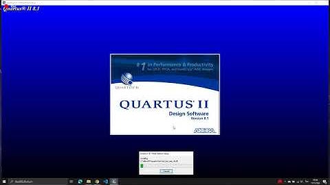 How to install Quartus II 8.1 Web Edition