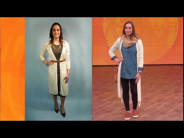 One Woman Learns How to Wear the Same Sweater Two Ways | Rachael Ray Show