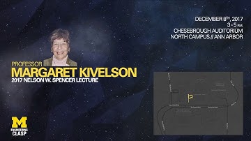 2017 Spencer Lecture Promo | Professor Margaret G. Kivelson