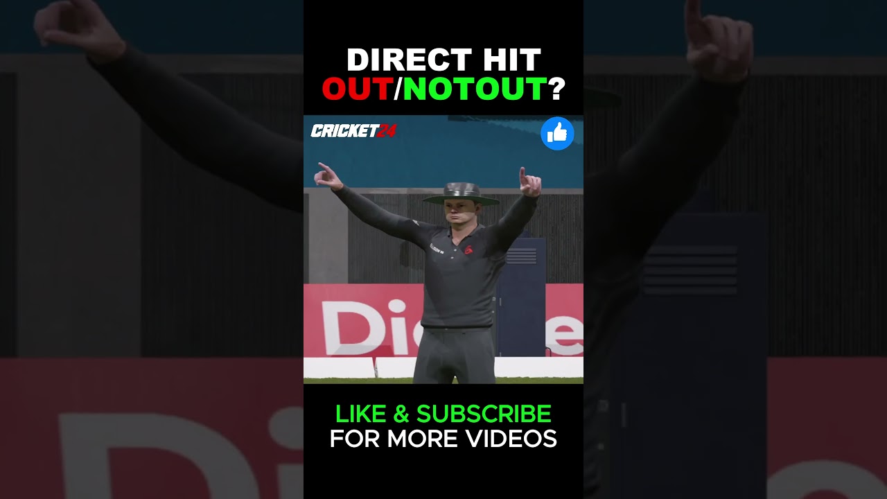 Direct HIT 🔥 - Cricket 24 