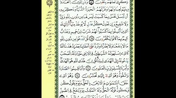 ص 136 - سورة الأنعام - مكررة 7 مرات للتثبيت الشيخ ياسين الجزائري {رواية ورش}