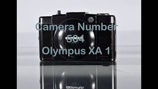 Camera Number 504 Olympus XA 1