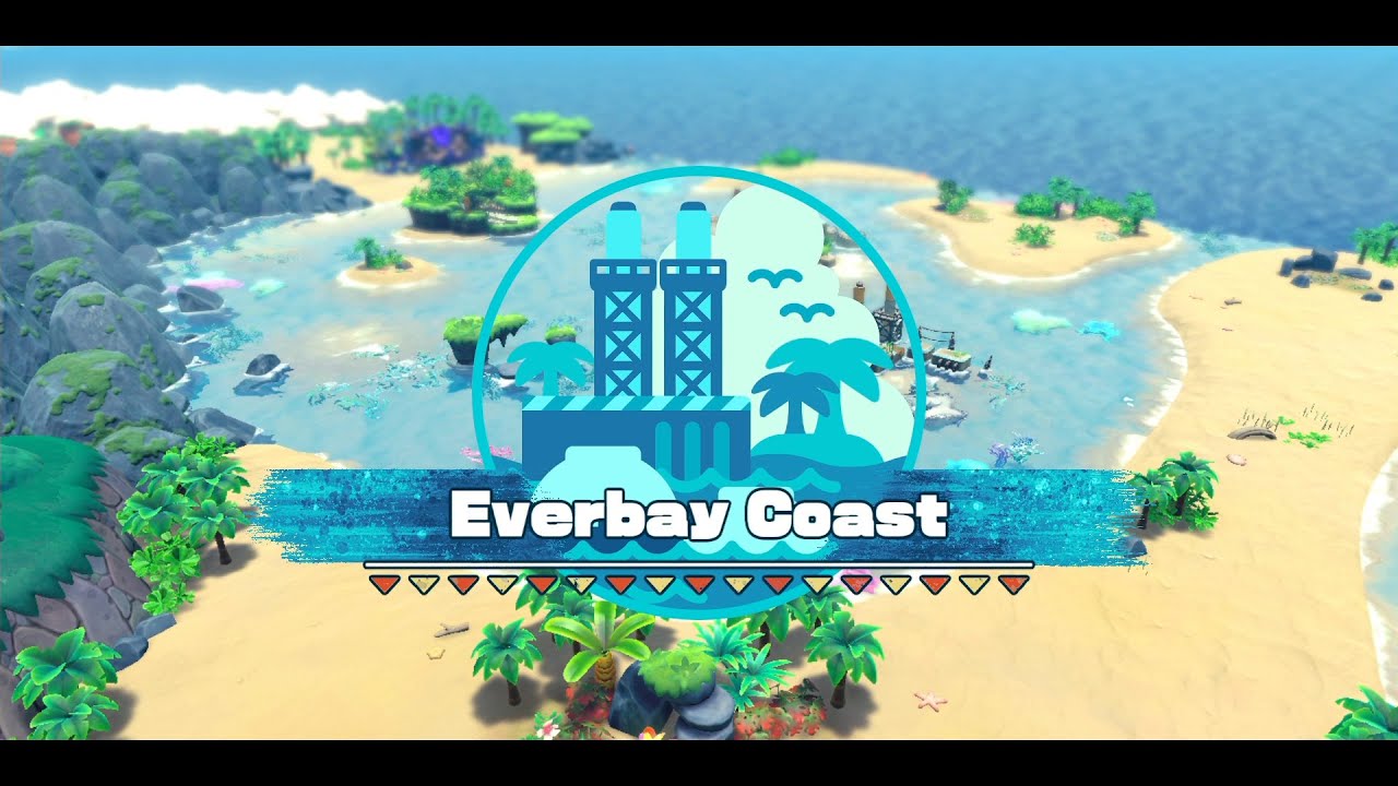 Kirby and the Forgotten Land [Part 3: Everbay Coast] (No Commentary)