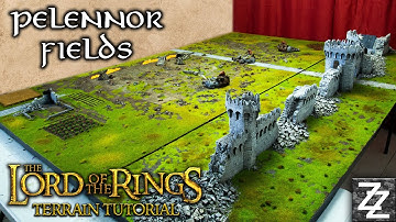 MASSIVE Pelennor Fields Gaming board (48 Square feet!!!)  ~ Lord of the Rings Terrai Tutorial Part 5
