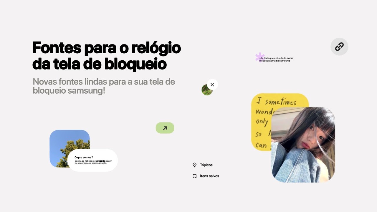 火ㅤLiberando fontes para a sua tela de bloqueio