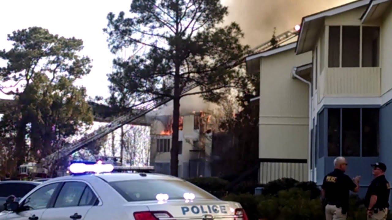 River Crossing Apartments fire Eyewitness video 1 YouTube