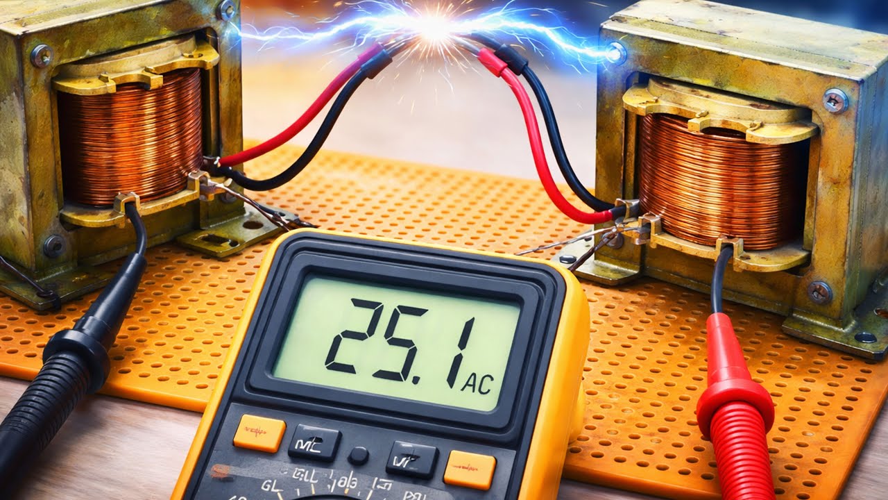 How I Turned 12V AC Into 25V AC Using a Simple Trick