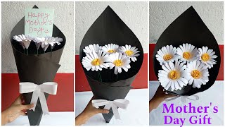 Paper Flower Bouquet For Mother's Day | Daisy Flowers Making | DIY Mother's Day Gift