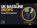 How to make uk bassline drops using lfo automation