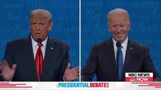 Debate of the 2020 election between President Donald Trump and Democratic nominee Joe Biden