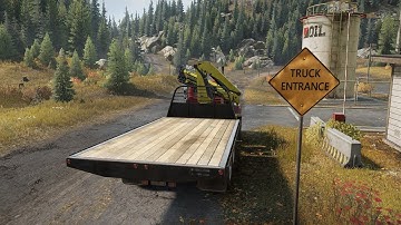 SNOWRUNNER | Loading Lost Container With A Crane  | w/ FleetStar F2070A gameplay