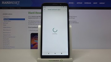 How to Install Apps from Unknown Sources in Motorola E6 Play - Allow Unknown Sources