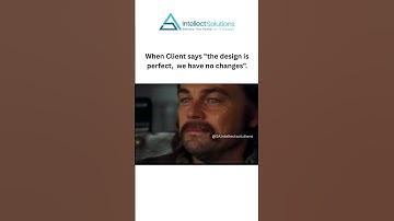 When the client says “No changes needed” on the first go...Designer: Finally, peace.