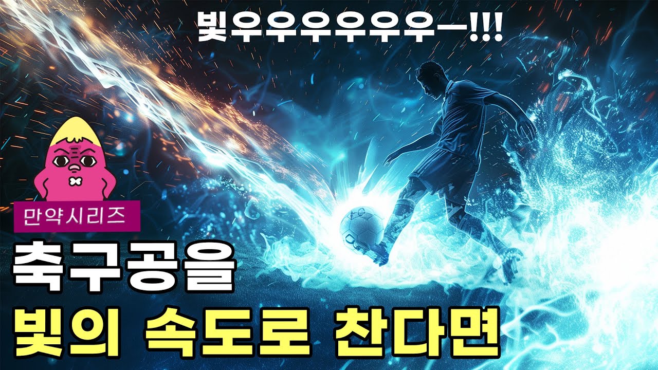 ? 만약 빛의 속도로 축구공을 찬다면 무슨 일이 일어날까? (feat. 꿀잼)