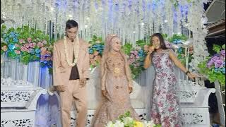 Ina Permatasari ajak kedua mempelai joget..Bikin ngakak para undangan.
